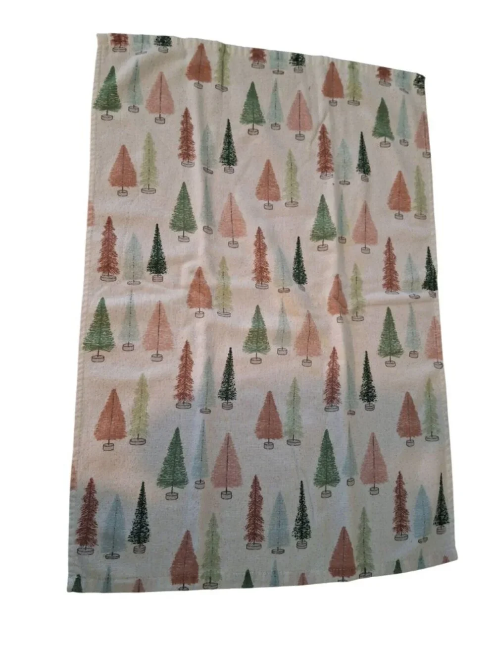 Artisan de Luxe Home Christmas Tree Kitchen Towel Retro Farmhouse Holiday 25